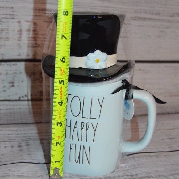 *Final Sale* Rae Dunn Frosty The Snowman Mug with Top Hat Topper Lid NEW - Picture 8 of 8